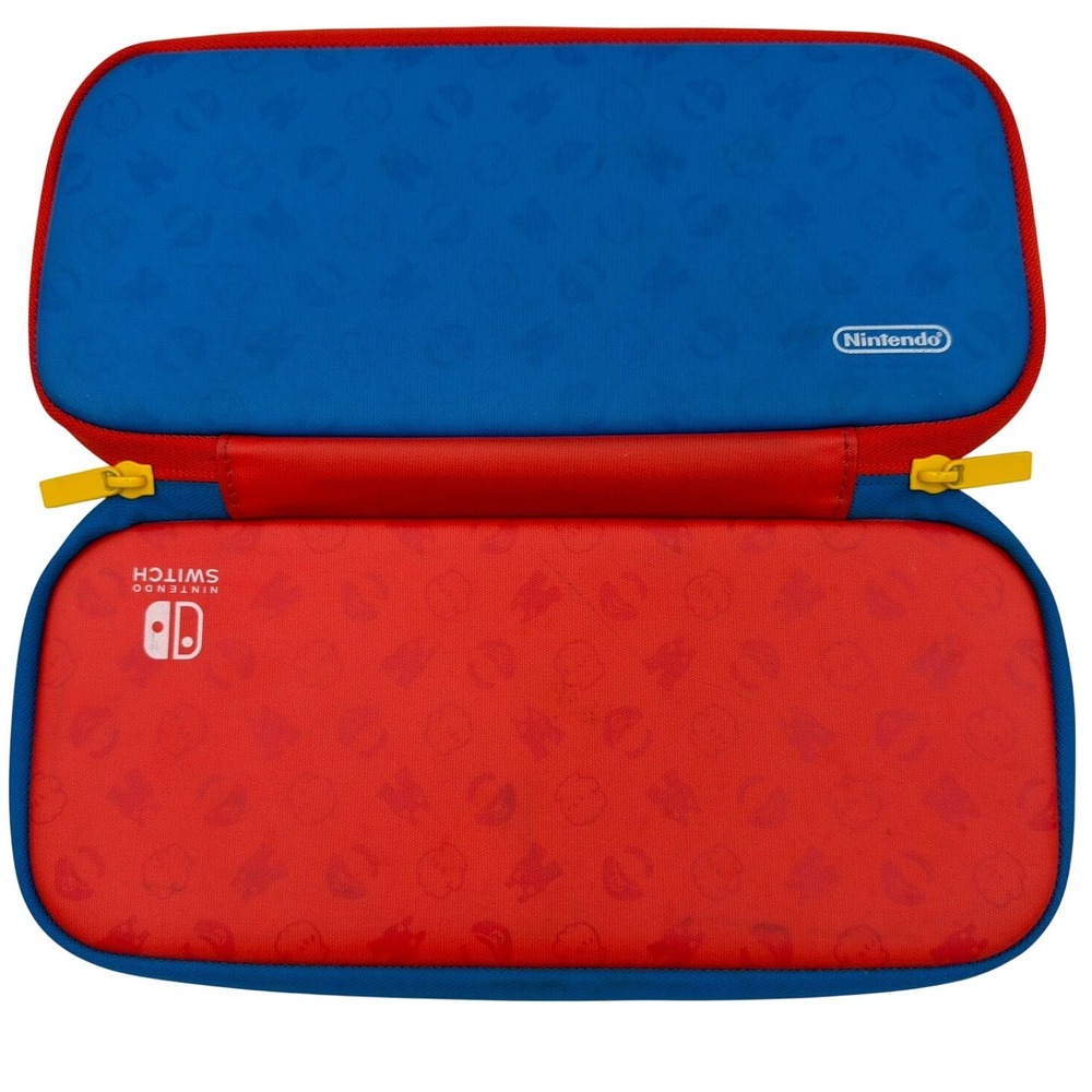 Nintendo Switch Mario Red & Blue Edition Carrying Case Travel Shell Pouch